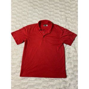 Ben Hogan Golf Red Polo Shirt Adult Small Polyester Men's